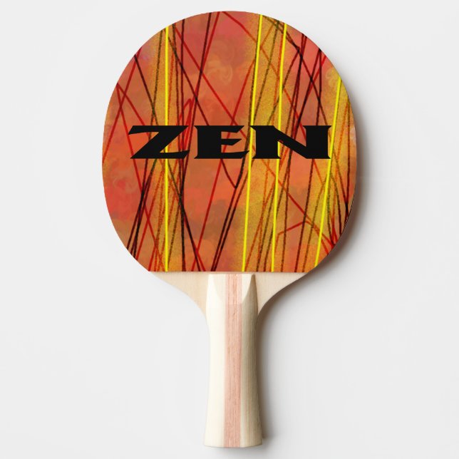 Zen Black wire ping pong-paddor Pingisracket (Framsidan)