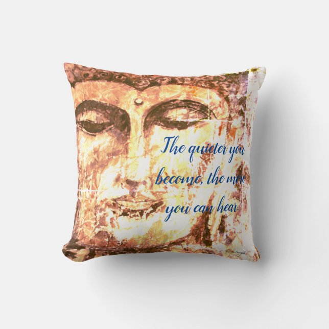 Zen Buddha Art Dekorativ kudde (Framsida)