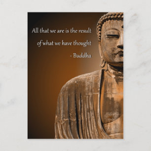 Zen Buddha-citat Inspirerande Andlig Tanke Vykort