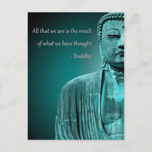Zen Buddha Citote Inspirational Andlig Vykort