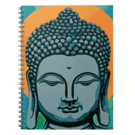 Zen Buddha Head Anteckningsbok
