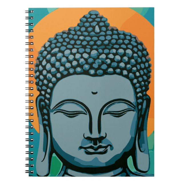 Zen Buddha Head Anteckningsbok (Framsidan)