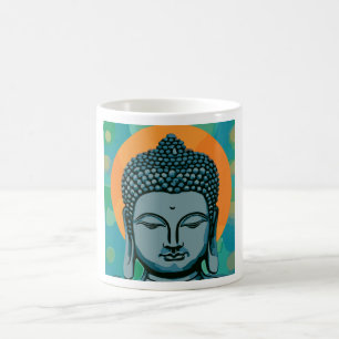 Zen Buddha Head Kaffemugg