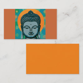 Zen Buddha Head Visitkort