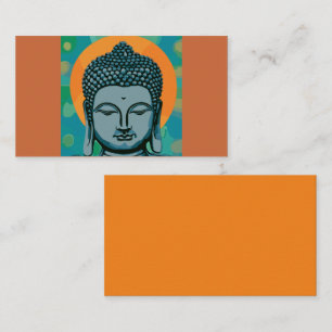 Zen Buddha Head Visitkort