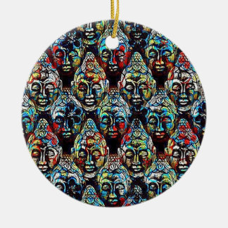 Zen Buddha Julgransprydnad Keramik