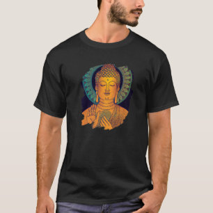 Zen Buddha Mandala Andlig (Asiatiska Stil-Medelhav T Shirt