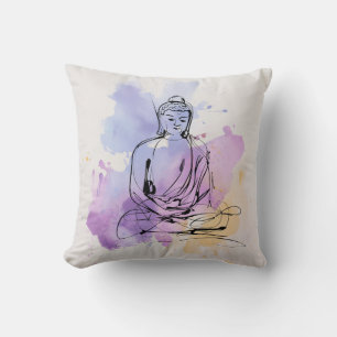 Zen Buddha Meditation Pillow - fredliga minimalist Kudde