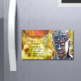 Zen buddha meditation Yoga Massage Therapist Visitkortmagnet