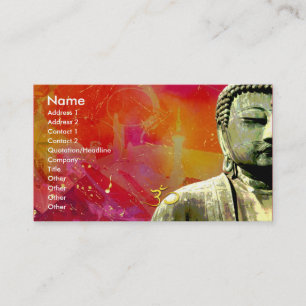Zen Buddha visitkort, urbaniserat Visitkort