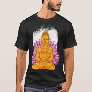 Zen Buddhism Buddhist Meditation Lotus Flower Blos T Shirt