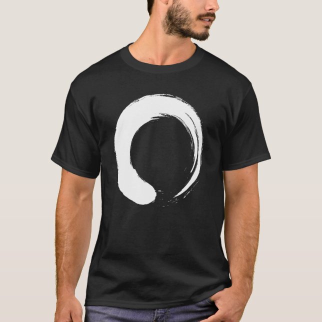 Zen Buddhism Enso Circle Buddhism Symbol Ja T Shirt (Framsida)