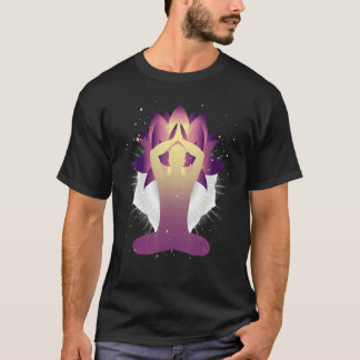 Zen Buddhism Lotusblomma Andlig Yogi Meditation T Shirt