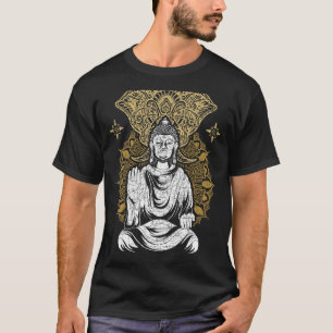 Zen Buddhism Mandala Andlig buddhist Elephant B T Shirt