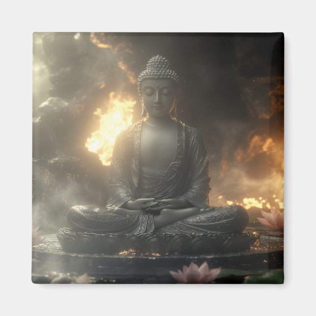 ZEN - BUDDHISM - MEDITATION MAGNET (Framsidan)