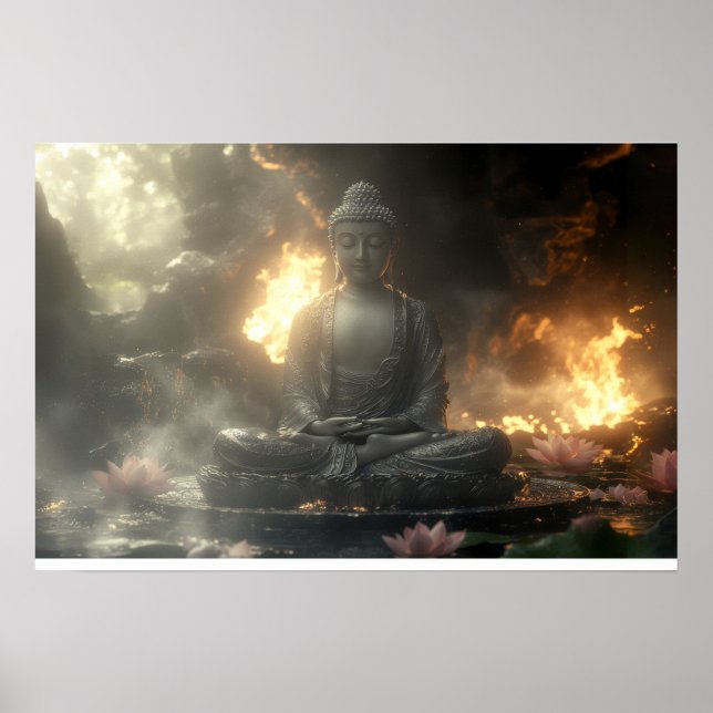 ZEN - BUDDHISM - MEDITATION POSTER (Framsidan)