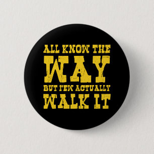 Zen Buddhism Spaghetti Western Stil Button Knapp