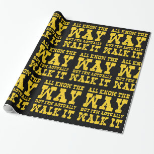 Zen Buddhism Spaghetti Westerna Stil Wrapping Pape Presentpapper