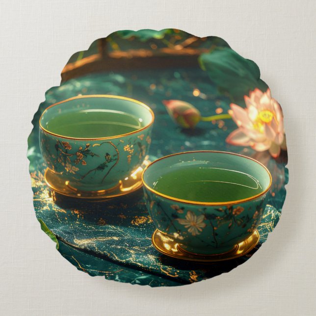 ZEN BUDDHISM - TEA CEREMONY RUND KUDDE (Framsidan)