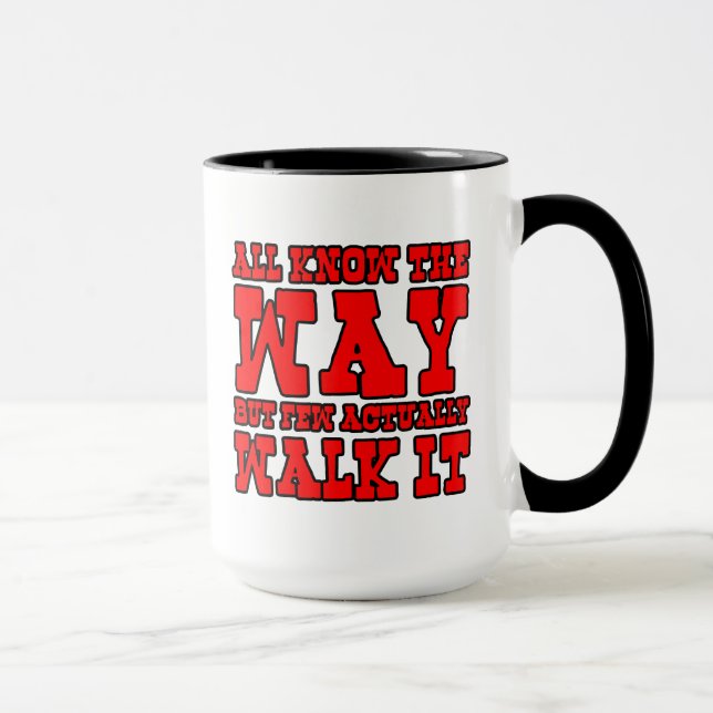 Zen Buddhism Westerna Stil Mugg (Höger)