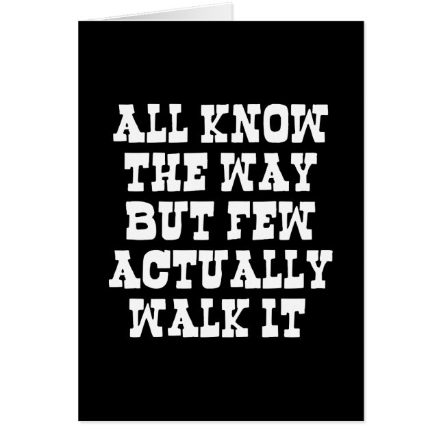 Zen Buddhism Westernt Stil-hälsningskort Hälsningskort (Framsidan)