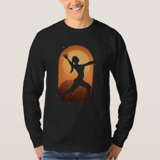 Zen Buddhism Yogi Meditation Kvinnor Namaste Solne T Shirt
