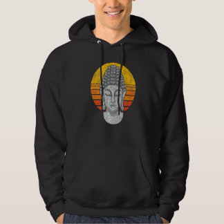 Zen Buddhist Mantra Andlig Buddhism Retro Solnedgå Hoodie