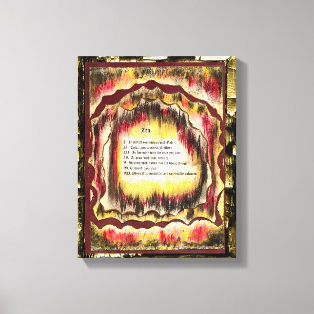Zen Canvastryck (Framsida)