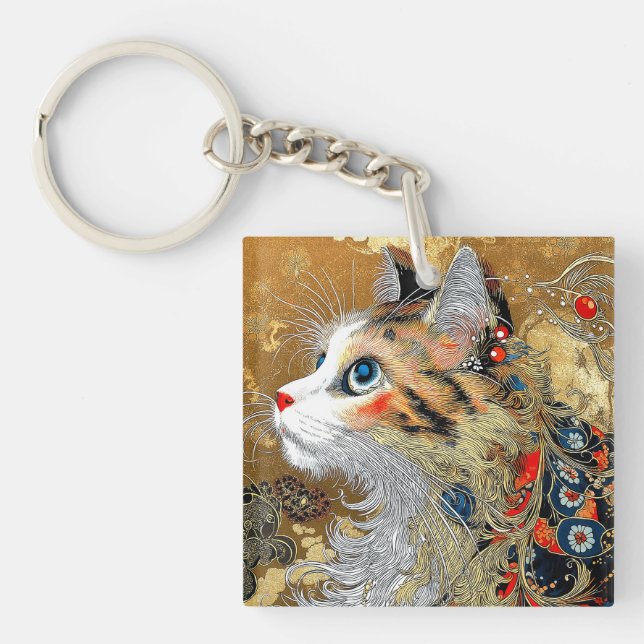 Zen Cat | Vintage Japanska Ukiyo-e (Framsidan)