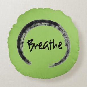 Zen Circle - Yoga - Meditation Pillow Cushion Rund Kudde