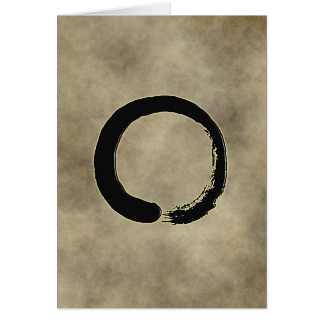ZEN CIRKEL HÄLSNINGSKORT (Framsidan)