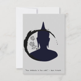 Zen-citat: vykort och vykort för medling