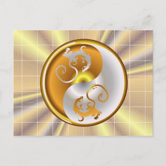 Zen Dragons Vykort (Framsida)