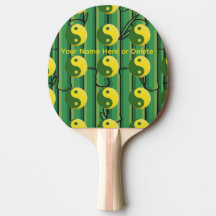 Zen, Ekologisk, Bambu, Ying Yang Bordtennisbollar