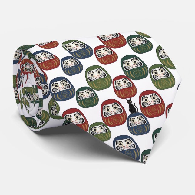 Zen Elegance: Traditional Japanese Daruma Textile  Slips (Rullad)