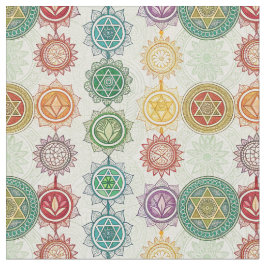 Zen Energisymbol Mandala Design Mönster Konst Tyg