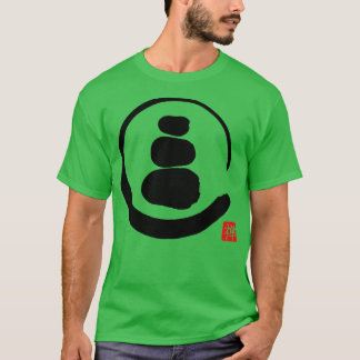 Zen Enso Circle och Zen stones T Shirt