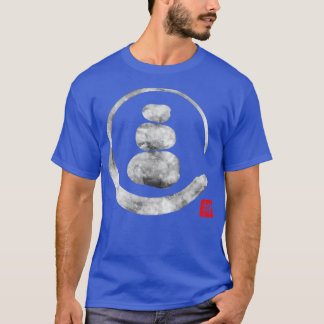Zen Enso Circle och Zen stones T Shirt