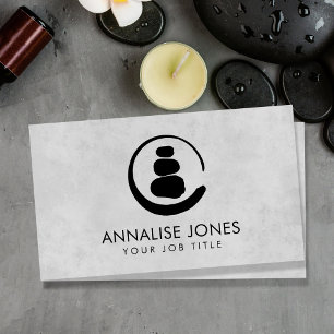 Zen Enso Circle och Zen stones Visitkort