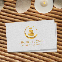 Zen Enso Circle och Zen stones Visitkort