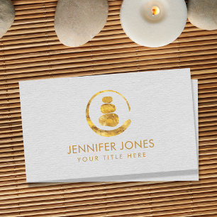 Zen Enso Circle och Zen stones Visitkort