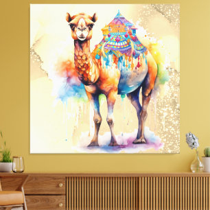 *~* Zen Fantasy CAMEL Rainbow Glitter SC5 Canvastryck