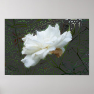 Zen Flower Poster