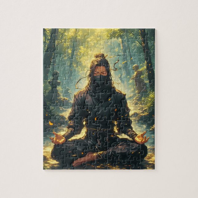 Zen för den skuggige krigaren pussel (Vertikal)