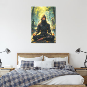 Zen för skuggkrigaren canvastryck