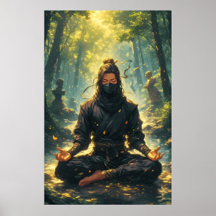 Zen för skuggkrigaren poster