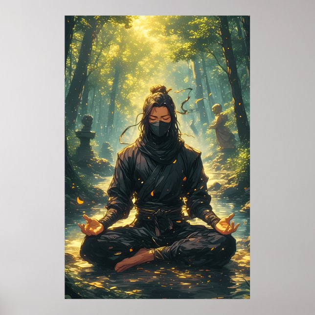 Zen för skuggkrigaren poster (Framsidan)