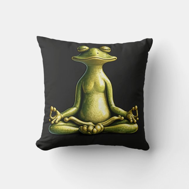 Zen Frog Kudde (Framsida)