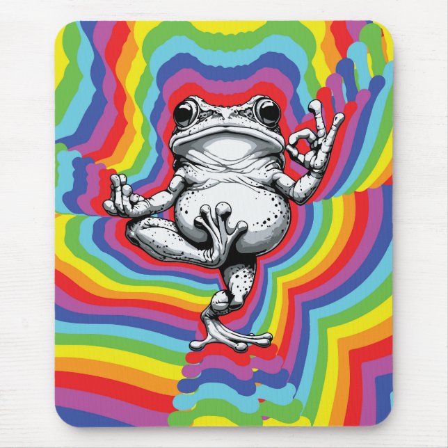 Zen Frog mästerverk Musmatta (Framsidan)