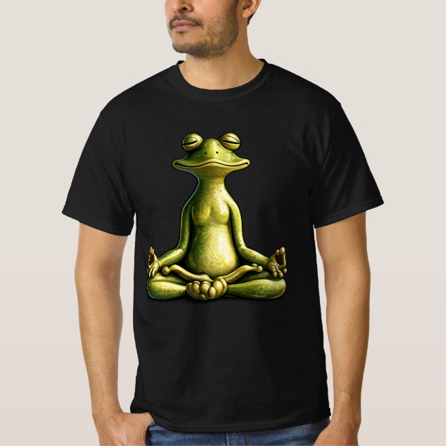Zen Frog T Shirt (Framsida)